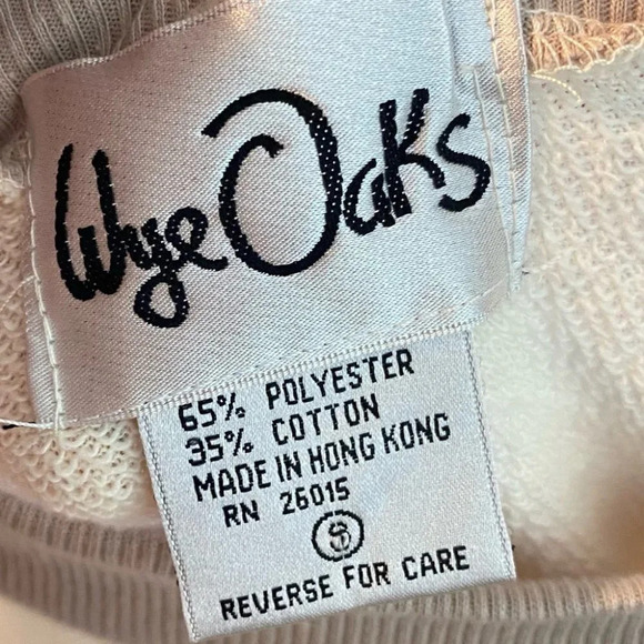 Vintage 80s 90s Granny Pullover Crewneck Sweatshirt Womens Small Floral Satin - Picture 7 of 9